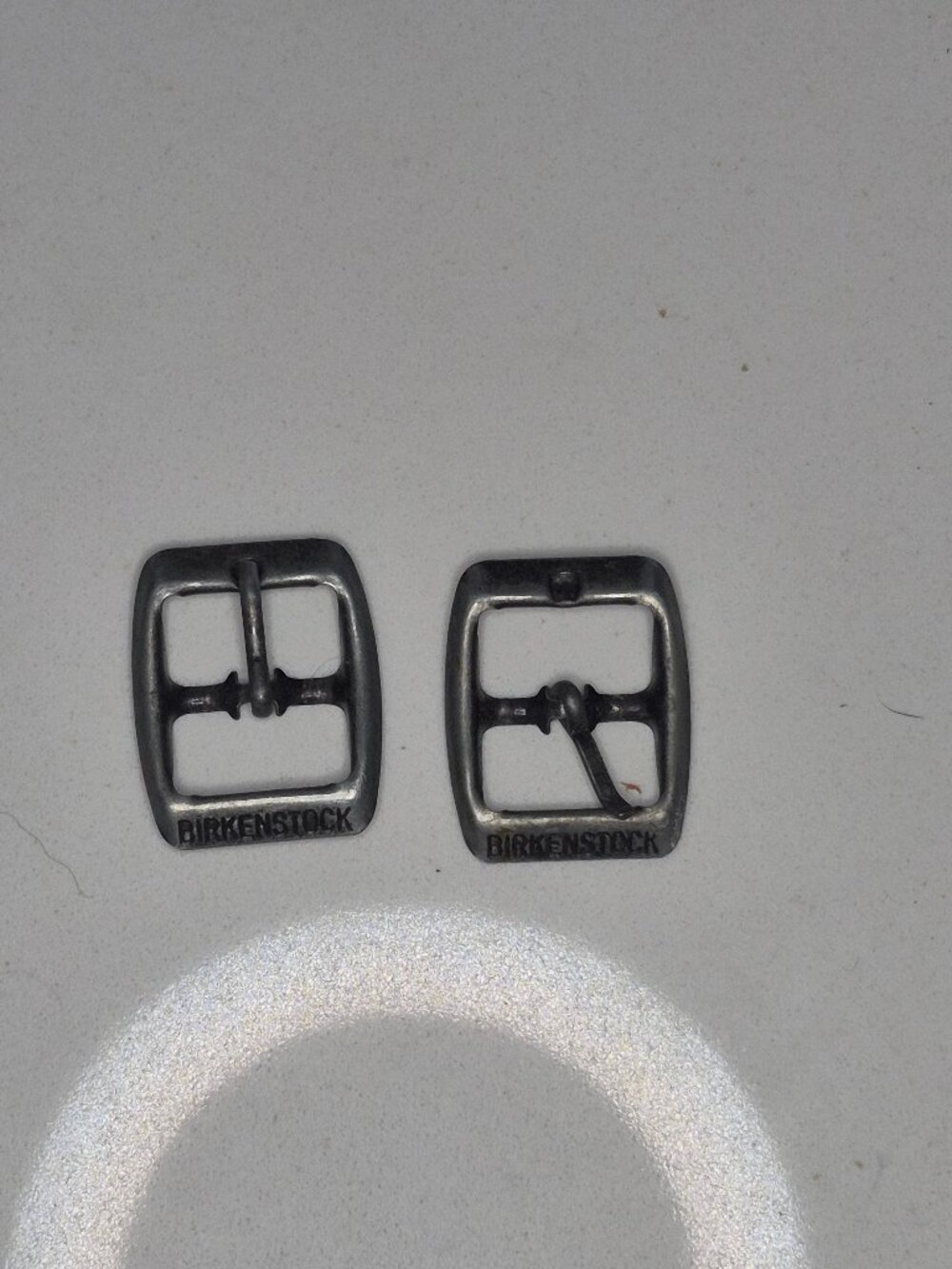 Birkenstock Rustic Silver 3/4in Replacement Buckles Pair Sandal Repair
